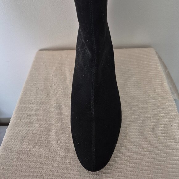 Black Booties with Zipper - Picture 3 of 12